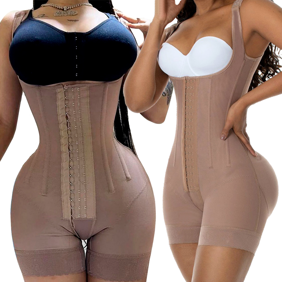 Fajas colombianas pós lipo cir - Shapewear Bodysuit Firm avaliação e preço