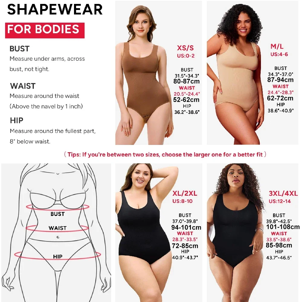 1 peça de body modelador femin - Shapewear Bodysuit Firm avaliação e preço